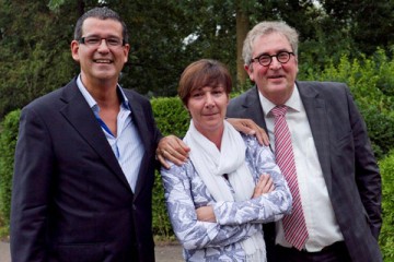 Micha&euml;l Schwab Kunstmin, Monique Masolijn MeerBusiness Zuid-Holland-Zuid en George Bel MKB Cursus & Training